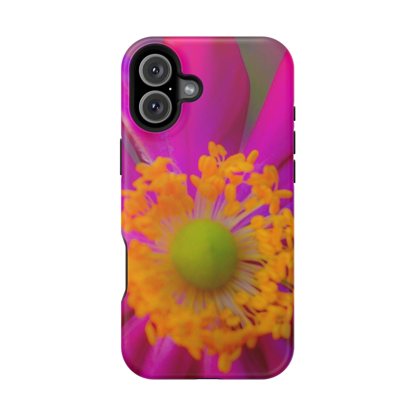 MagSafe Tough Cases Flower Pop Pink Floral Durable and Flexible Impact-resistant iPhone MagSafe Case| Aesthetics and Function MagSafe Case|Gifts|Great for Fall|Electronic Accessories|Martha's Vineyard