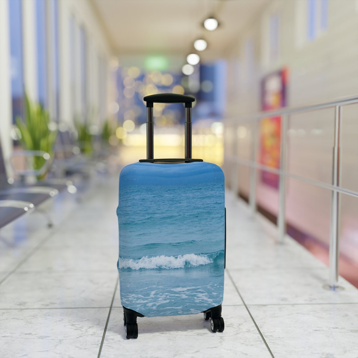 Blue Paradise Luggage Cover| Luggage Cover Elastic-spandex luggage Protector | Bag Cover | Travel Accessories | Gifts | Longboat Key