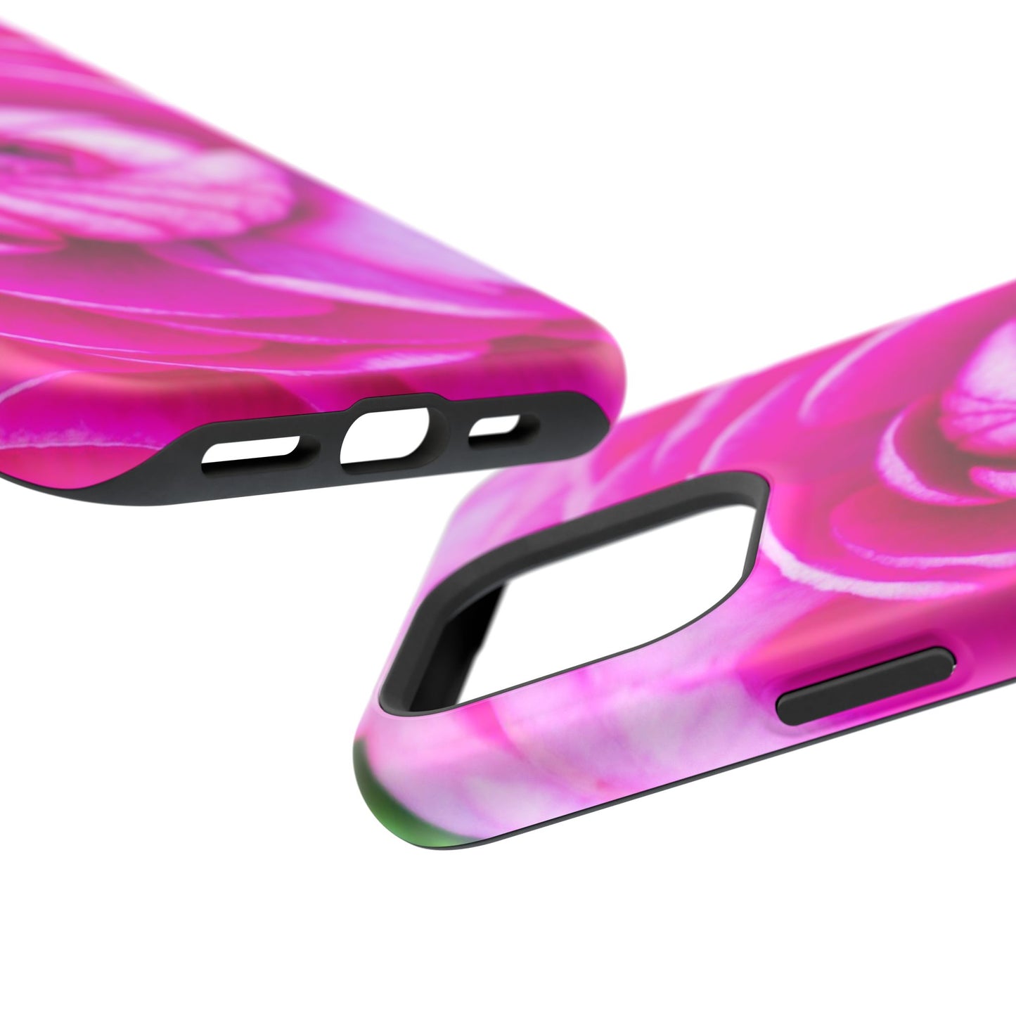 Blush Rose MagSafe Tough Phone Floral Pink Case| iPhone| Impact Resistant|Gifts|Electronic Accessories|MagSafe Charging Accessories|Martha's Vineyard|Great for Fall