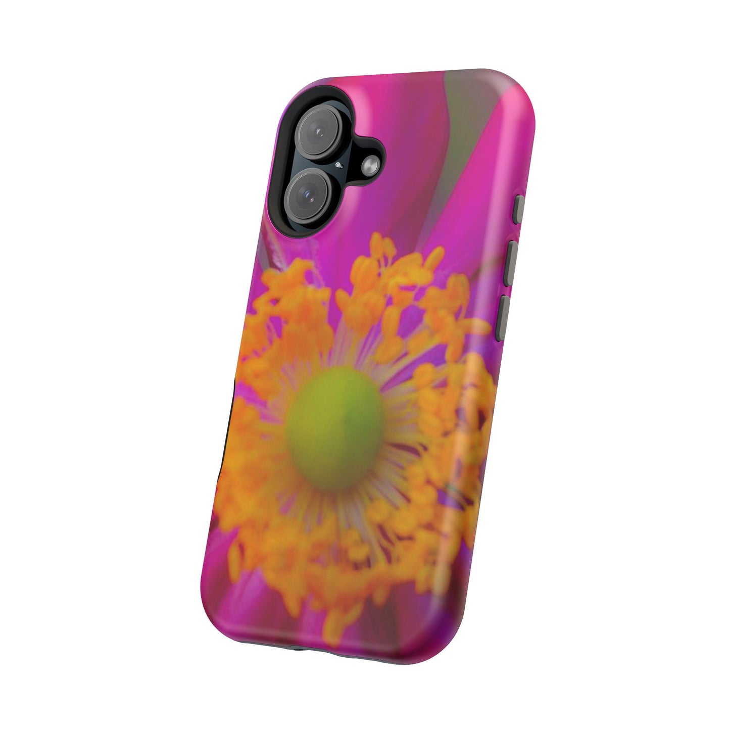 MagSafe Tough Cases Flower Pop Pink Floral Durable and Flexible Impact-resistant iPhone MagSafe Case| Aesthetics and Function MagSafe Case|Gifts|Great for Fall|Electronic Accessories|Martha's Vineyard