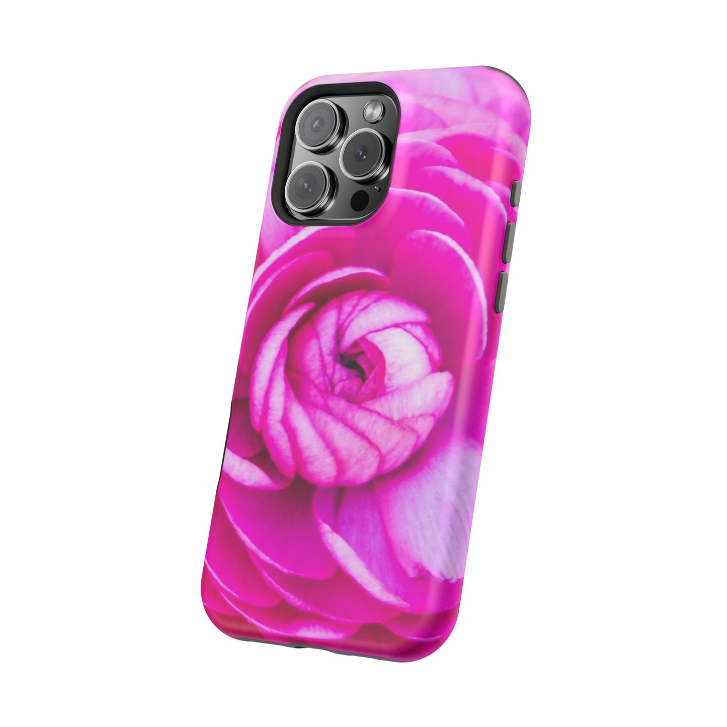 Blush Rose MagSafe Tough Phone Floral Pink Case| iPhone| Impact Resistant|Gifts|Electronic Accessories|MagSafe Charging Accessories|Martha's Vineyard|Great for Fall