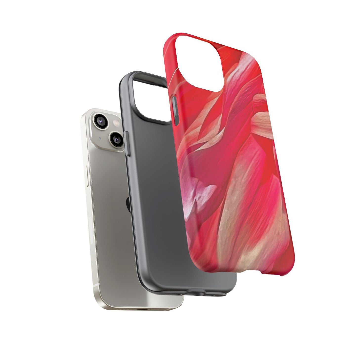 Ribbons of Color Floral Phone Case|Ribbons of Color for Apple iPhone| Samsung Galaxy| Google Pixel|Ruby|Electronic Accessories|Great for Fall|Nantucket