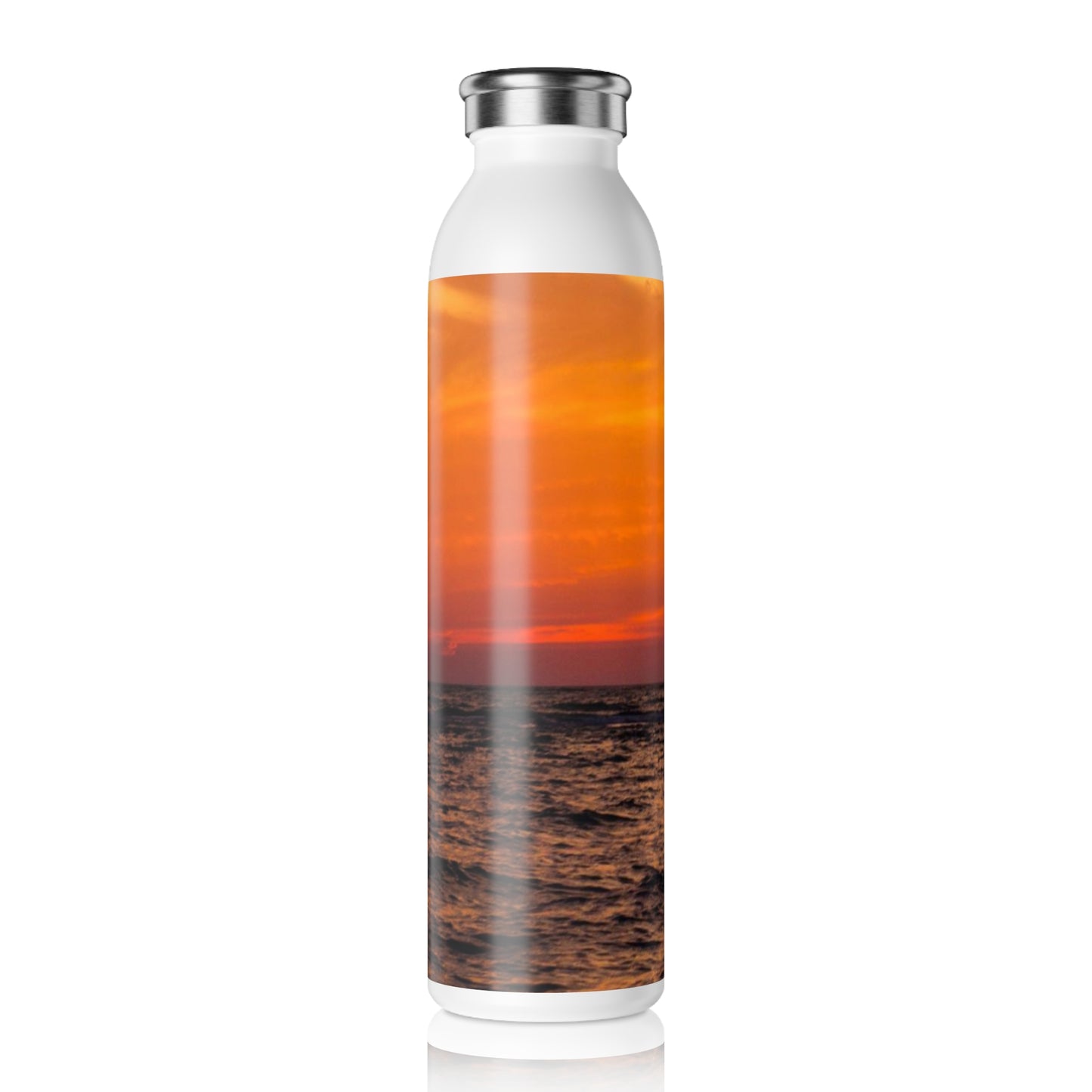 Fire Slim Water Bottle Slim Water Bottle 20oz Double-wall Stainless Steel Bottle Hot and Cold Beverage Thermos Custom Stainless Steel