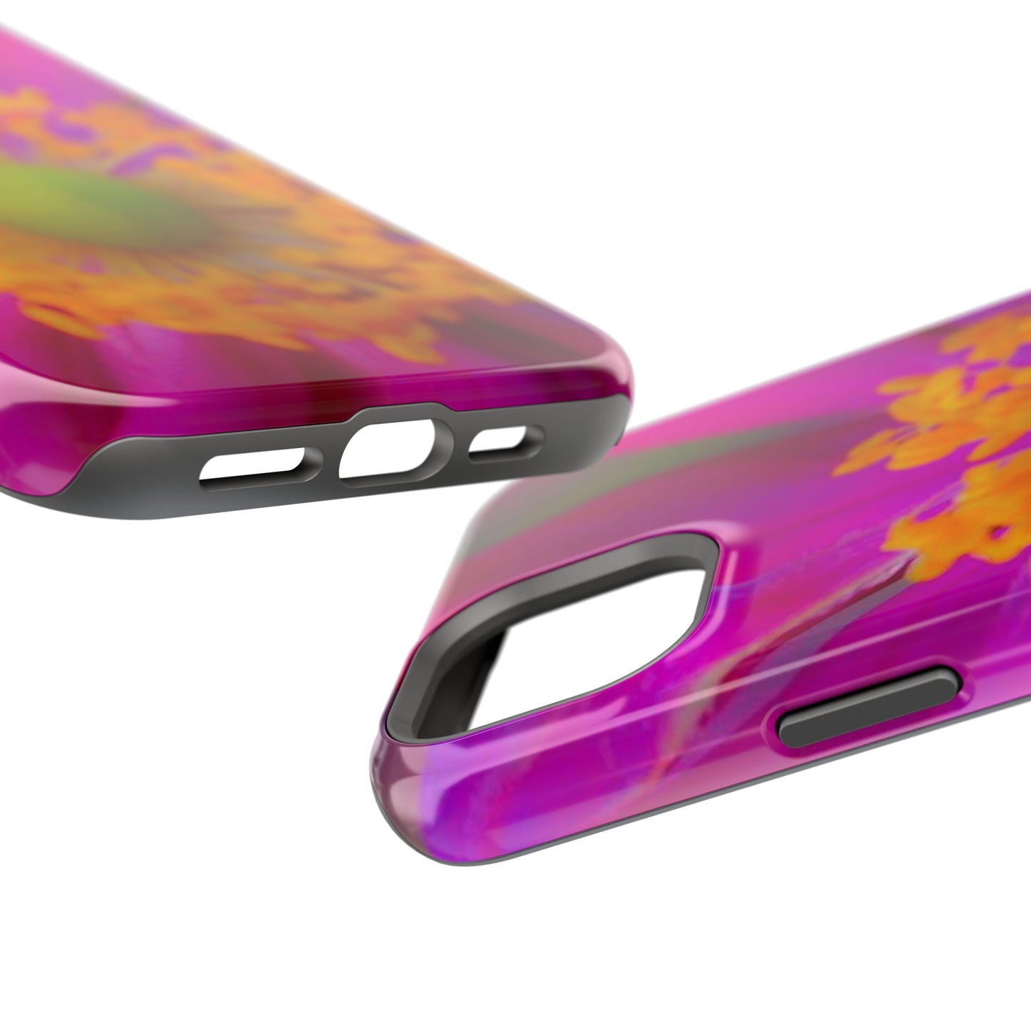 MagSafe Tough Cases Flower Pop Pink Floral Durable and Flexible Impact-resistant iPhone MagSafe Case| Aesthetics and Function MagSafe Case|Gifts|Great for Fall|Electronic Accessories|Martha's Vineyard