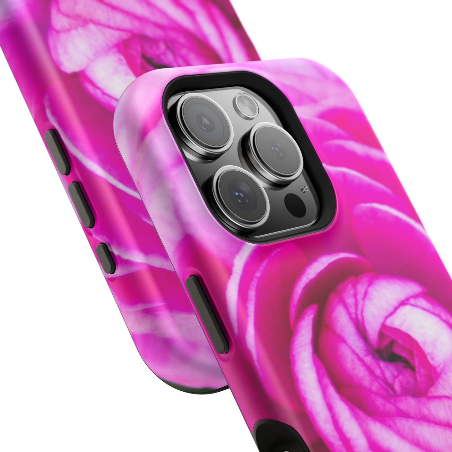Blush Rose MagSafe Tough Phone Floral Pink Case| iPhone| Impact Resistant|Gifts|Electronic Accessories|MagSafe Charging Accessories|Martha's Vineyard|Great for Fall