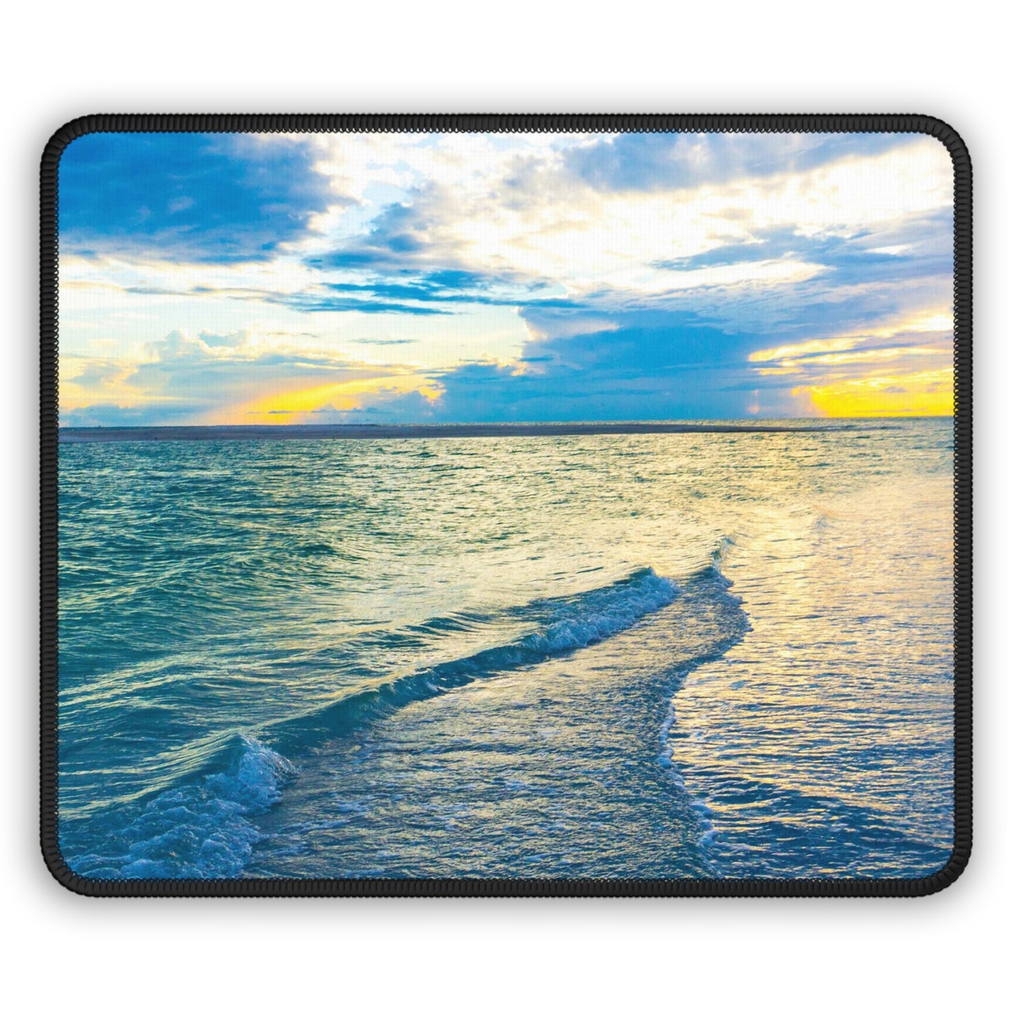 Blue Sea Glass - Gaming Mouse Pad Accessories Smooth and Customized Mouse Pad for Browsing and Working