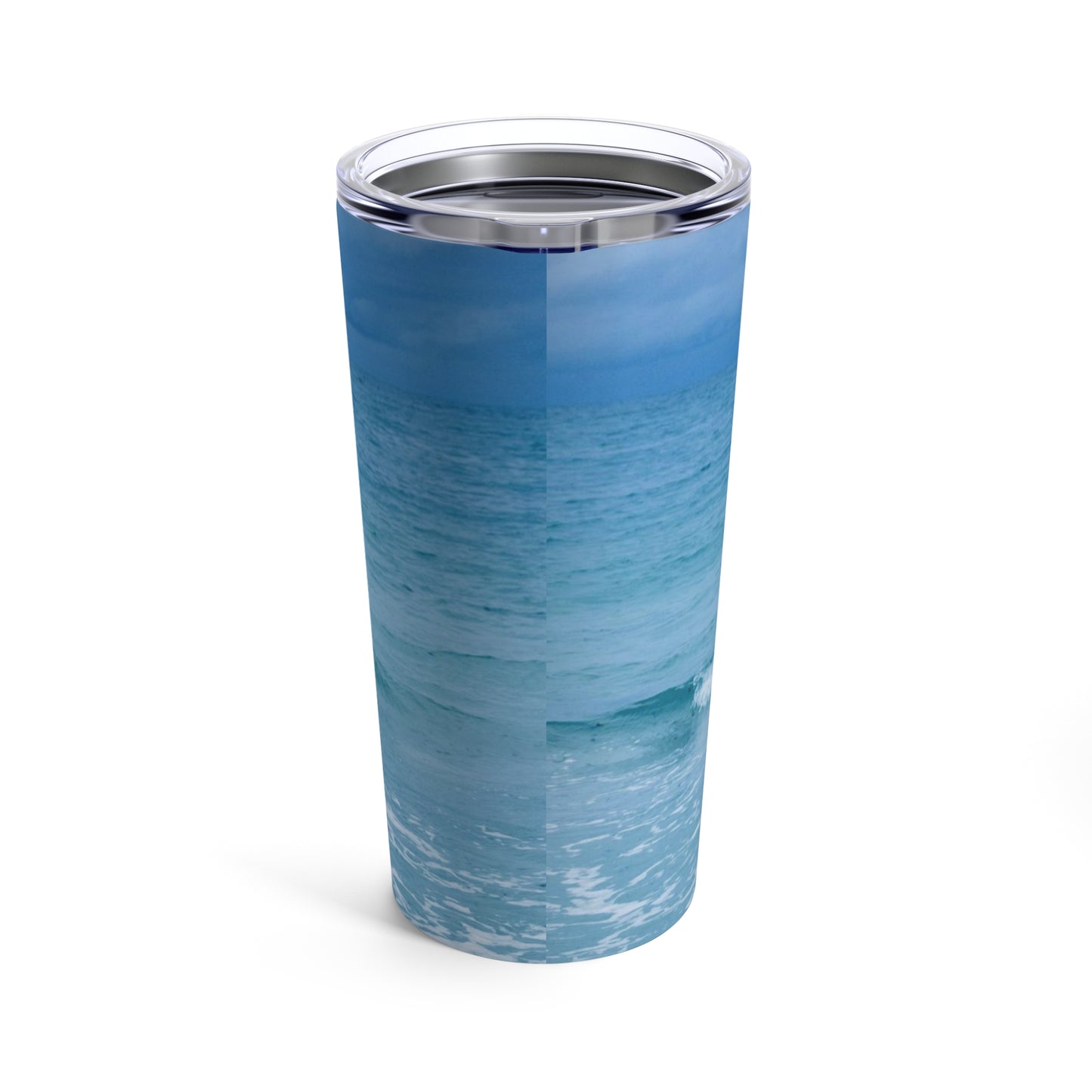 A Blue Paradise Tumbler 20oz Tumbler 20oz | A Blue Paradise Stainless Steel Travel Tumbler Vacuum-insulated Mug Glossy Finish Drinkware