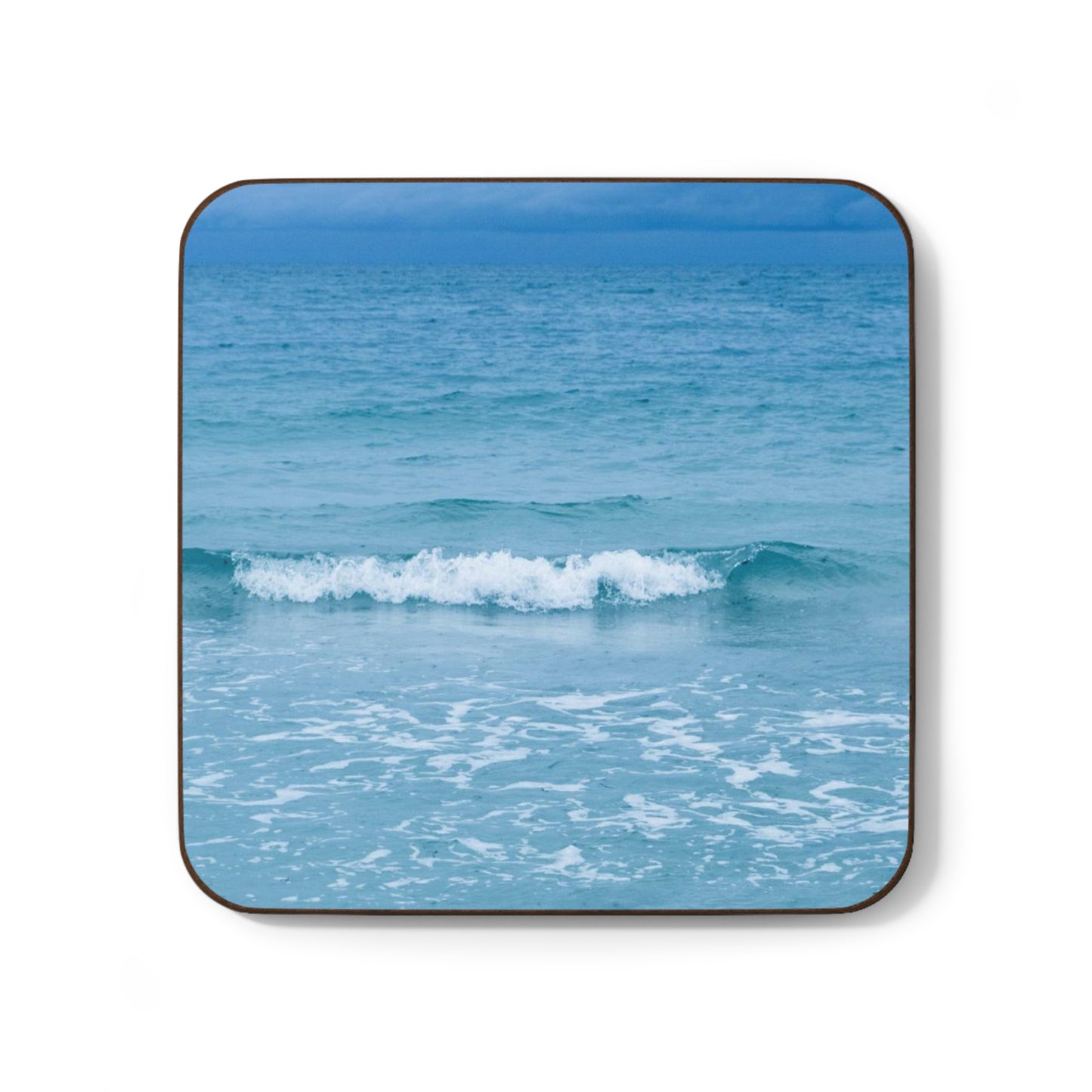 Blue Paradise Hardboard Back Coaster Stylish Coaster Housewarming Gift