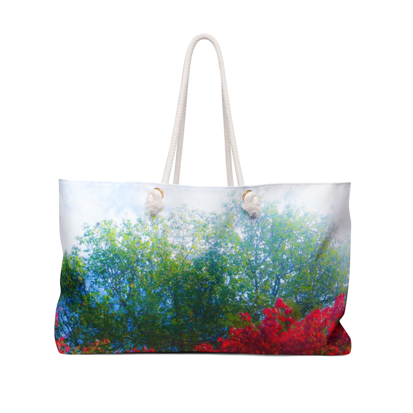Unique Floral Weekender Bag | Large Capacity Travel Tote | Weekend Beach Bag | Durable Travel Bag | Spacious Weekend Tote } Perfect Gift for Her