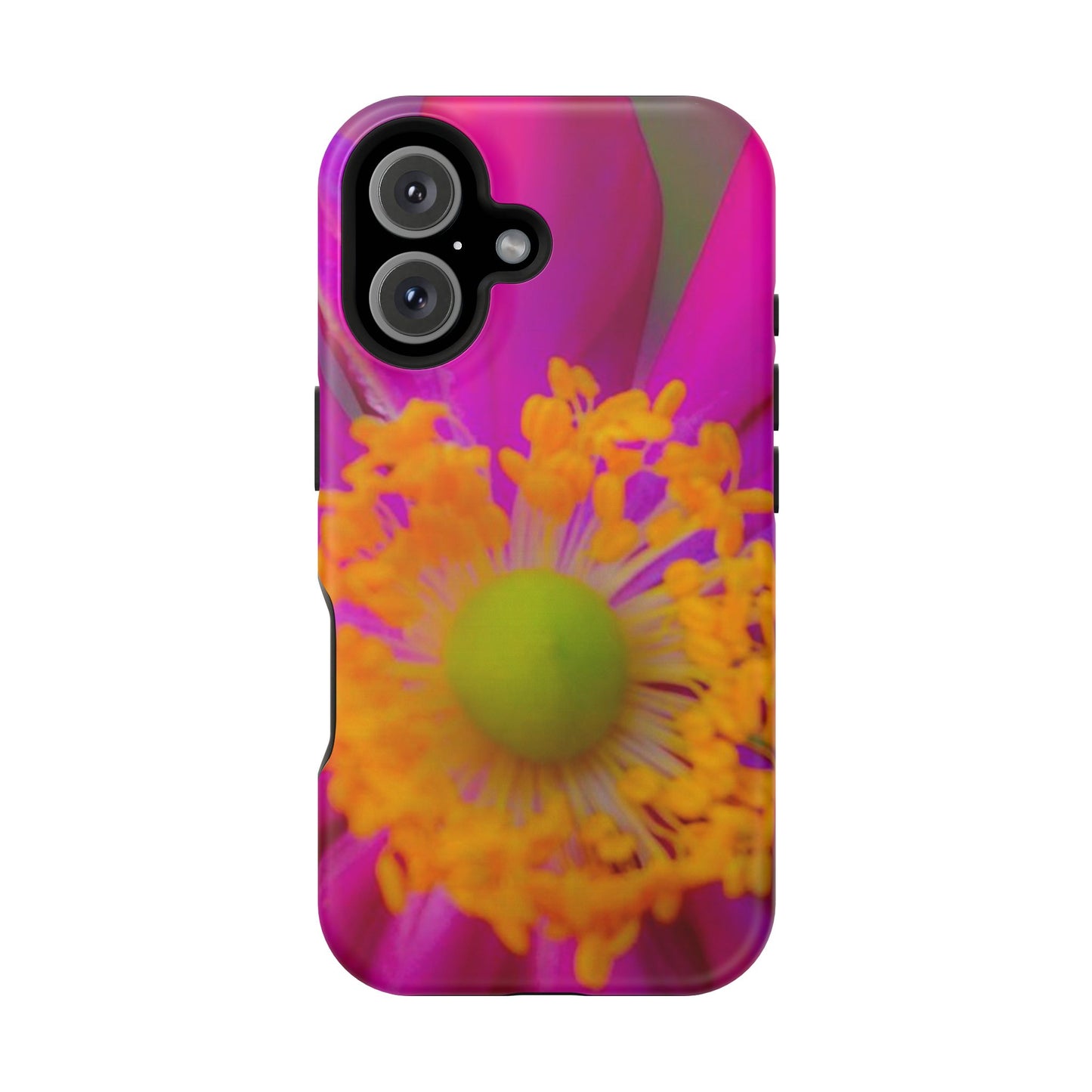 MagSafe Tough Cases Flower Pop Pink Floral Durable and Flexible Impact-resistant iPhone MagSafe Case| Aesthetics and Function MagSafe Case|Gifts|Great for Fall|Electronic Accessories|Martha's Vineyard