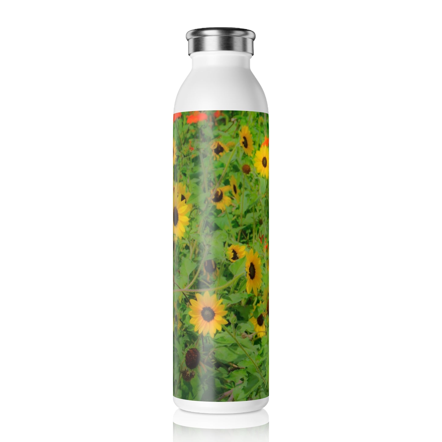 Summer's Gold Slim Water Bottle lim Water Bottle Insulated 20oz Stainless Steel Bottle Best 20oz Stainless Bottle Vacuum Insulated