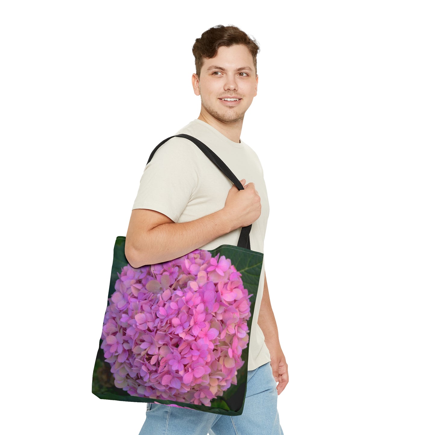 Blush Globe - AOP Tote Bag Shopping Tote BagTravel Bag Durable Season-lasting Tote Floral Travel Bag