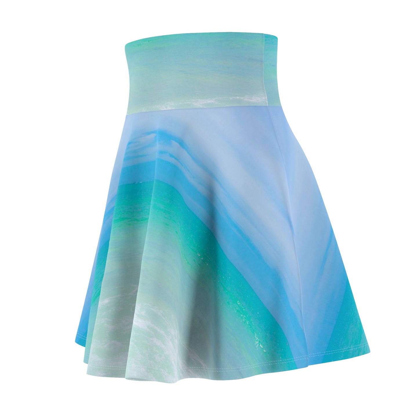 Blue Ocean Women's Skater Skirt (AOP) Pickleball Skirt Tennis Skirt