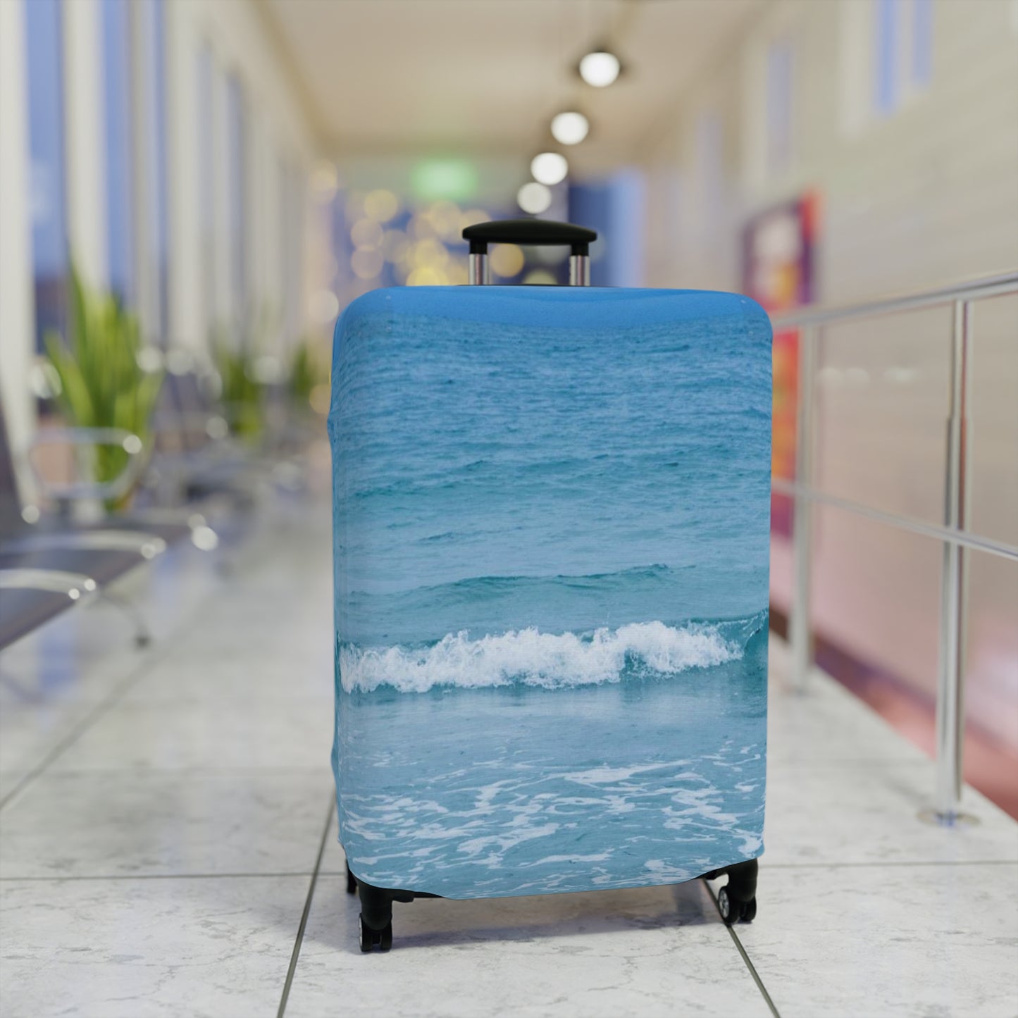 Blue Paradise Luggage Cover| Luggage Cover Elastic-spandex luggage Protector | Bag Cover | Travel Accessories | Gifts | Longboat Key