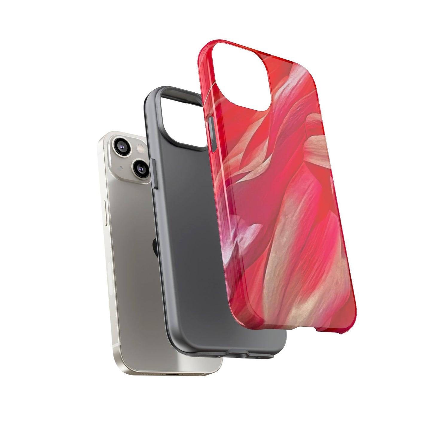 Ribbons of Color Floral Phone Case|Ribbons of Color for Apple iPhone| Samsung Galaxy| Google Pixel|Ruby|Electronic Accessories|Great for Fall|Nantucket