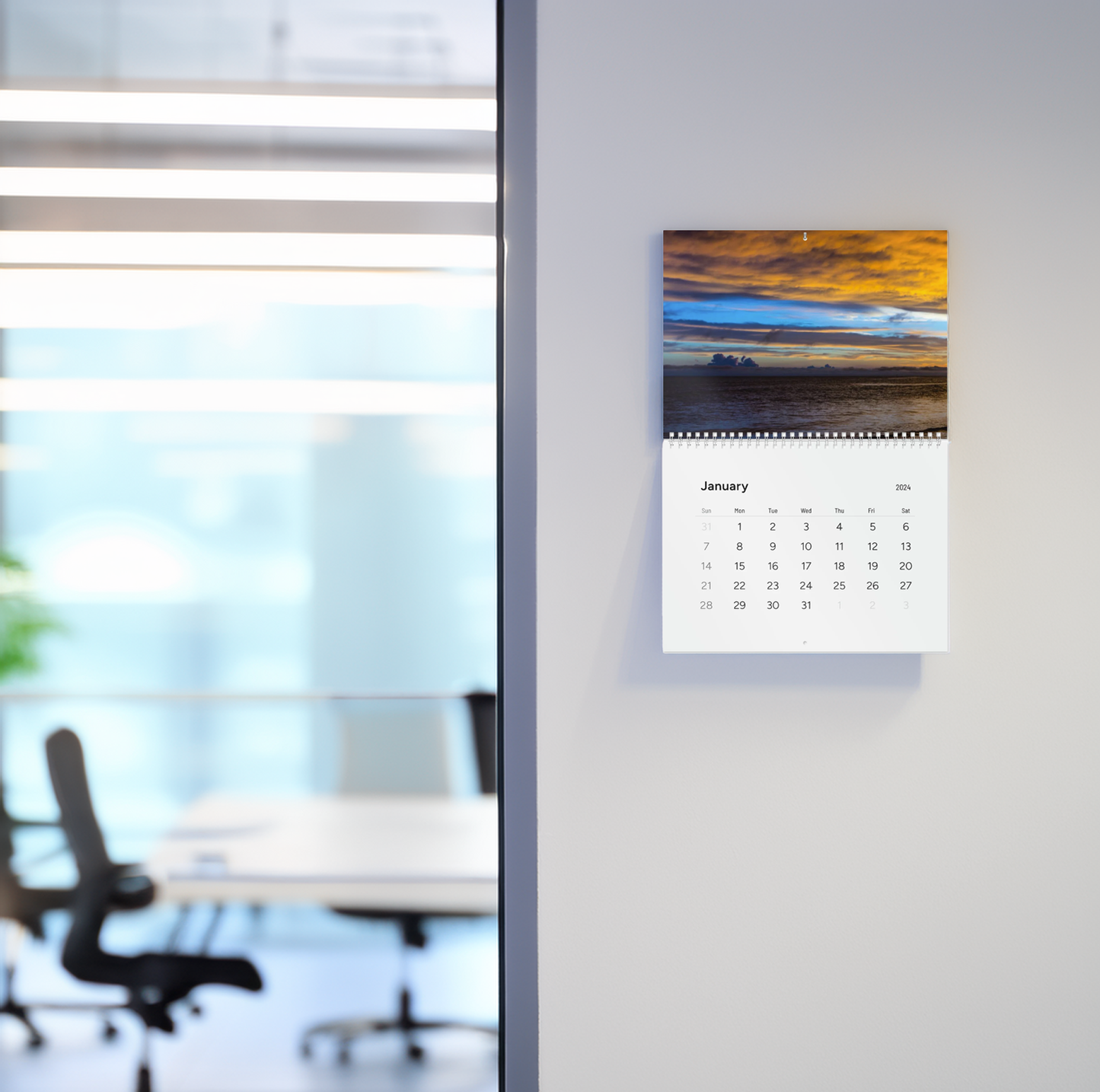 2024 Ocean Edition Dream Standard Wall Calendar Sarasota, Florida