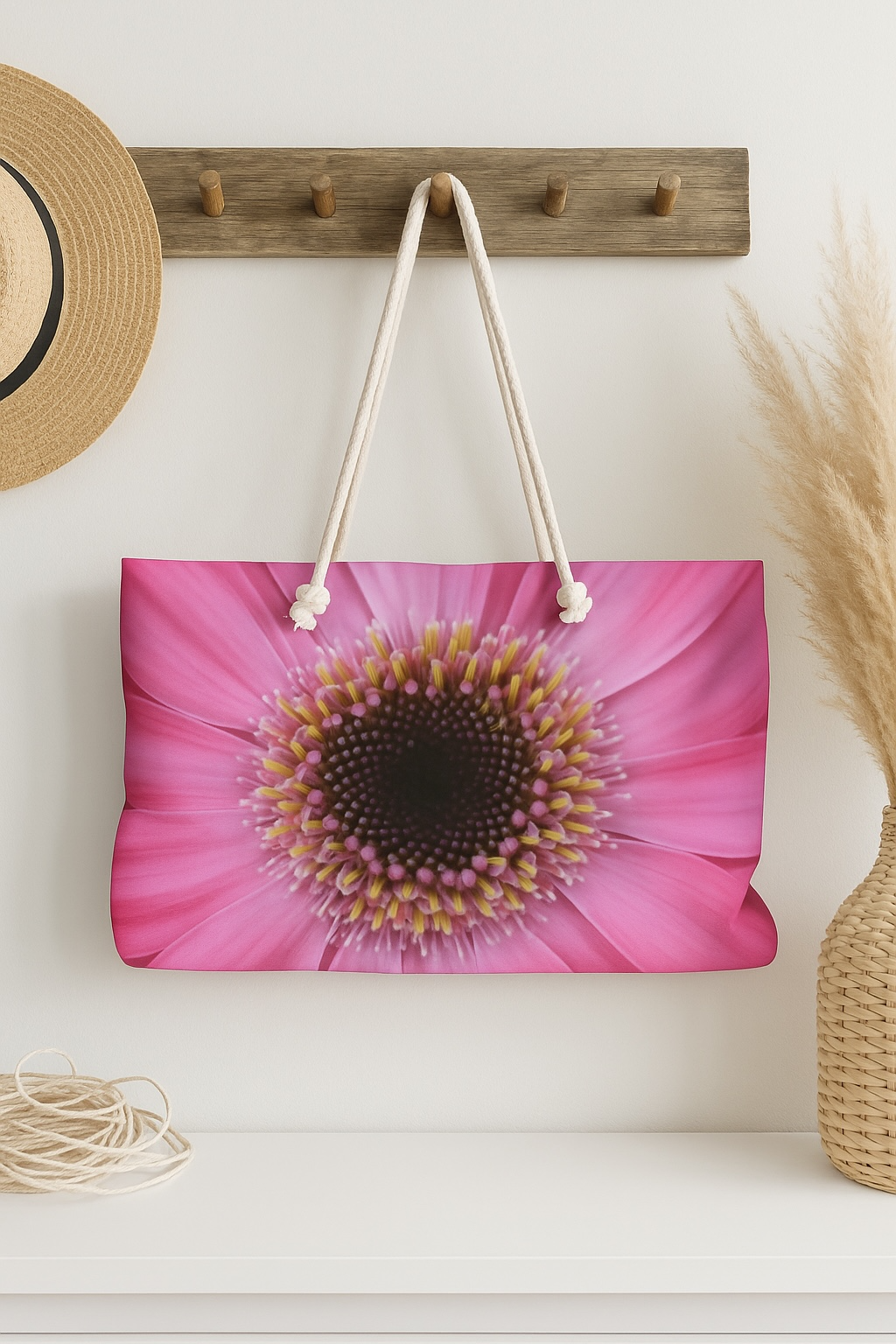 Floral Weekender Shoulder Bag