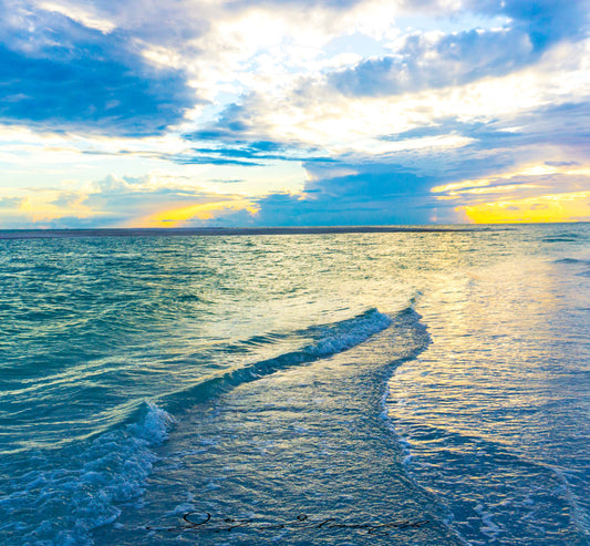 Ocean-Inspired Yoga Mat - Elevate your yoga practice at home or in the office with this serene and stylish mat from Joy Garafola's Shopify store