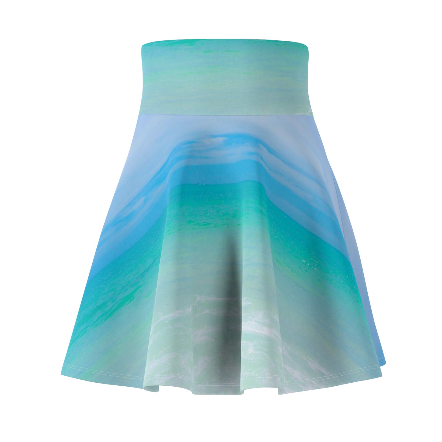 Blue Ocean Women's Skater Skirt (AOP) Pickleball Skirt Tennis Skirt