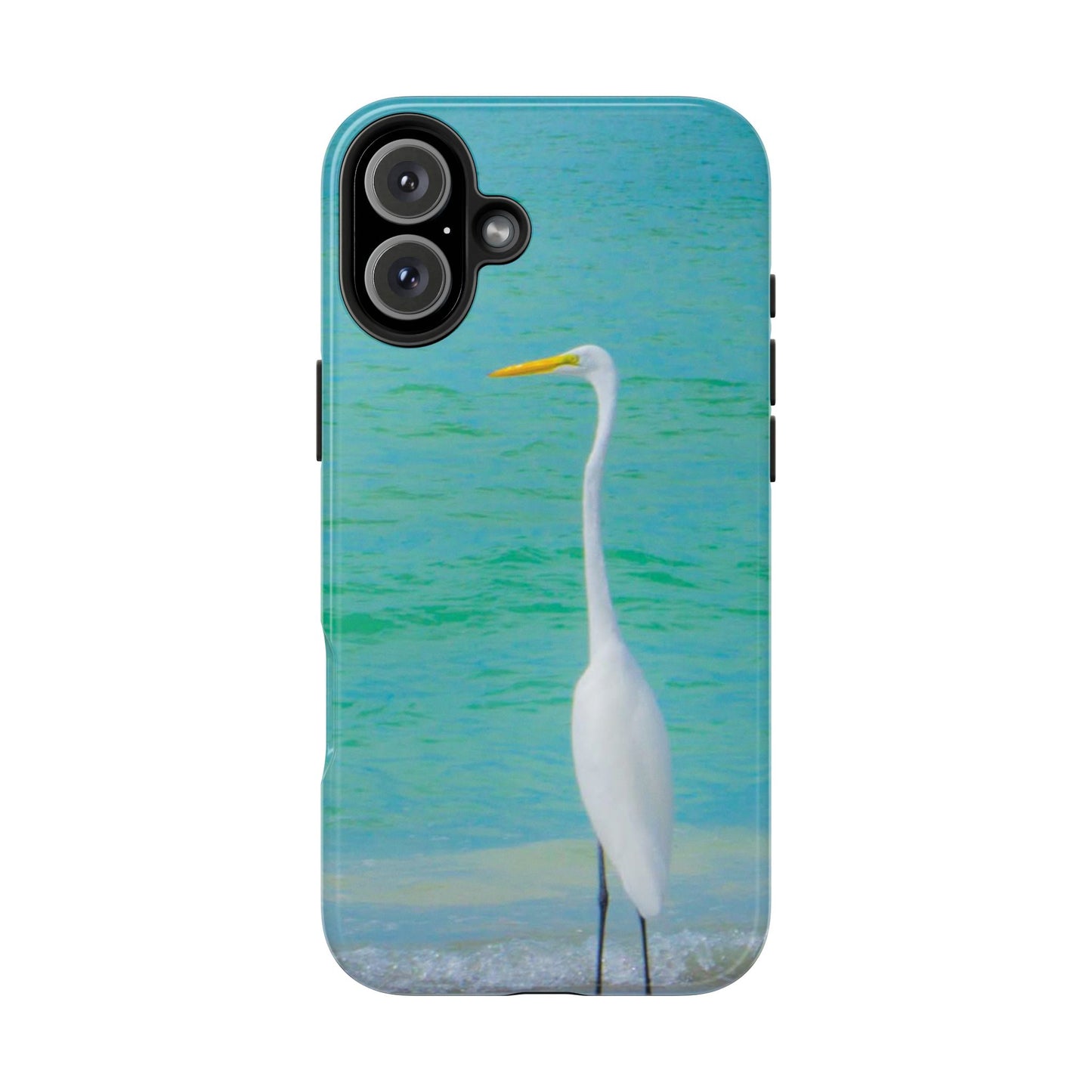 Snowbird Crane Tough Phone Cases| Case-Mate Snowbird Crane Tough|Great White Egret| Phone Cases | Case-Mate Polycarbonate and Rubber Phone Case|Nature|Electronic Accessories|Longboat Key