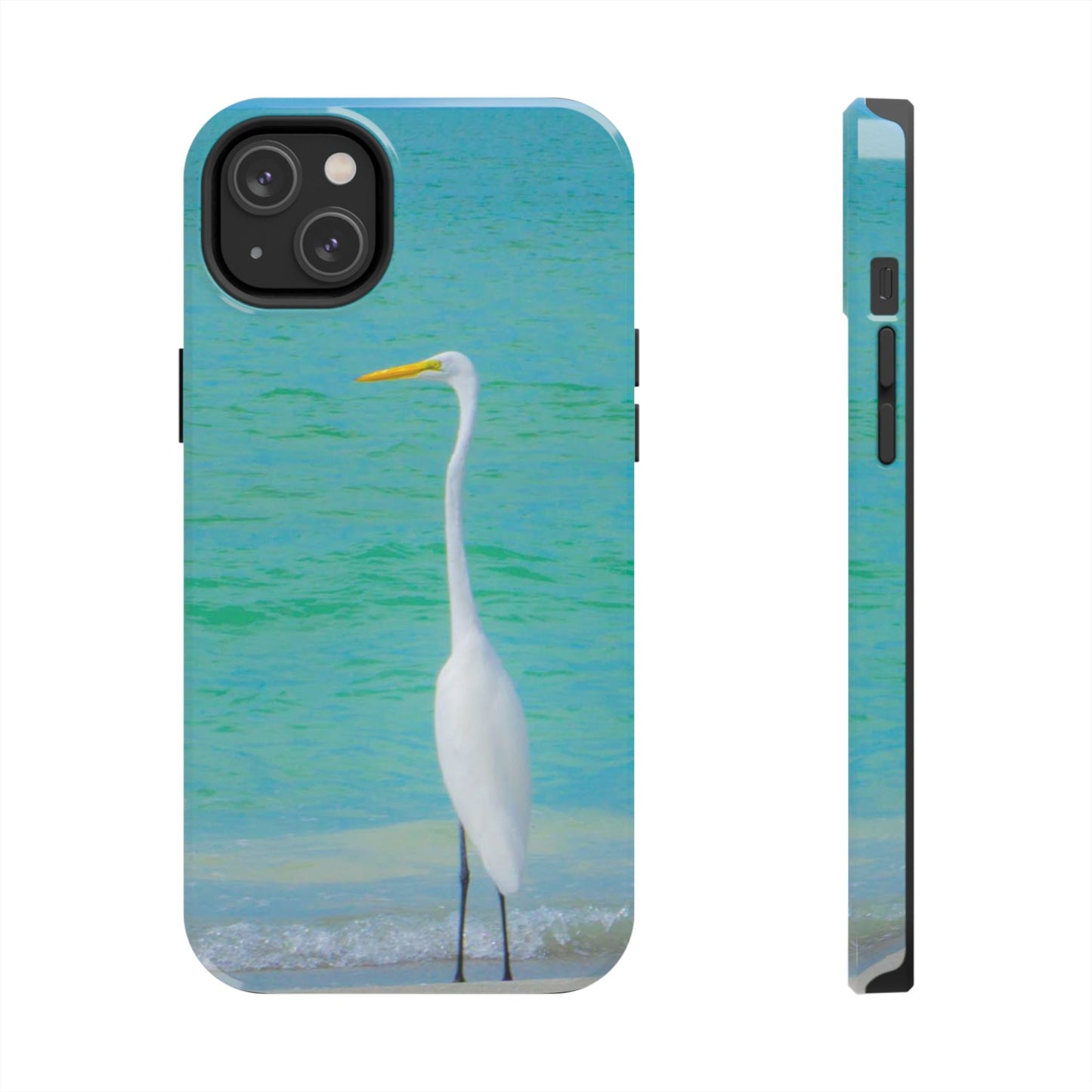Snowbird Crane Tough Phone Cases| Case-Mate Snowbird Crane Tough|Great White Egret| Phone Cases | Case-Mate Polycarbonate and Rubber Phone Case|Nature|Electronic Accessories|Longboat Key