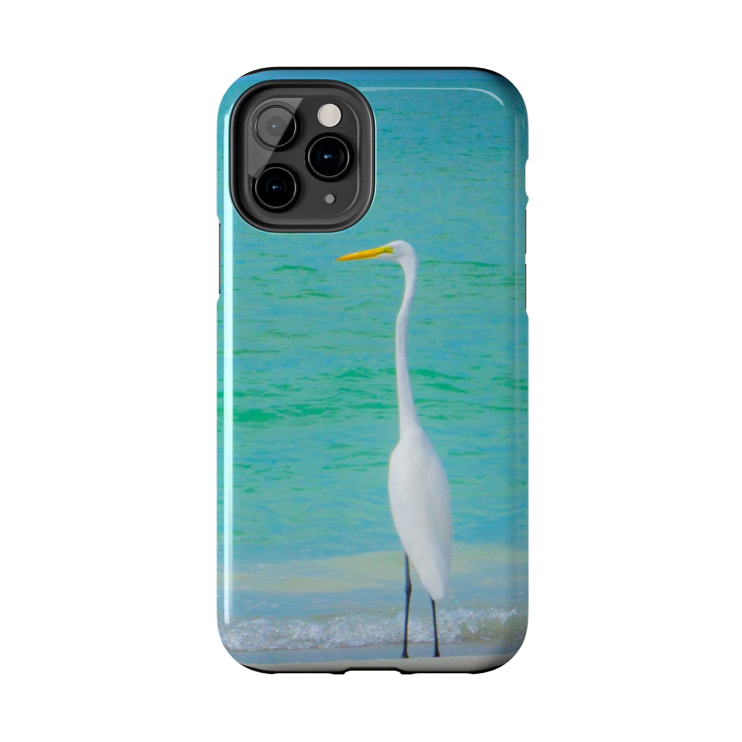 Snowbird Crane Tough Phone Cases| Case-Mate Snowbird Crane Tough|Great White Egret| Phone Cases | Case-Mate Polycarbonate and Rubber Phone Case|Nature|Electronic Accessories|Longboat Key