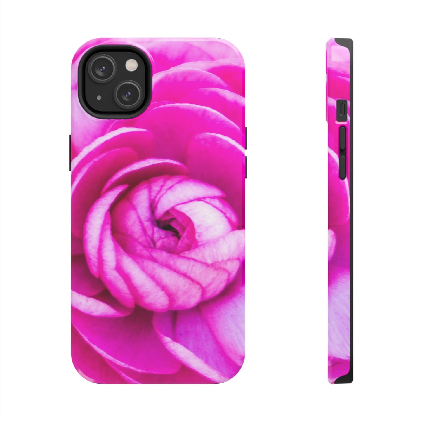 Pink Rose Tough iPhone|Samsung Phone Cases| Floral Case| Polycarbonate and Rubber Phone Case|  Custom Style Phone Case with Impact Resistance| Electronic Accessories