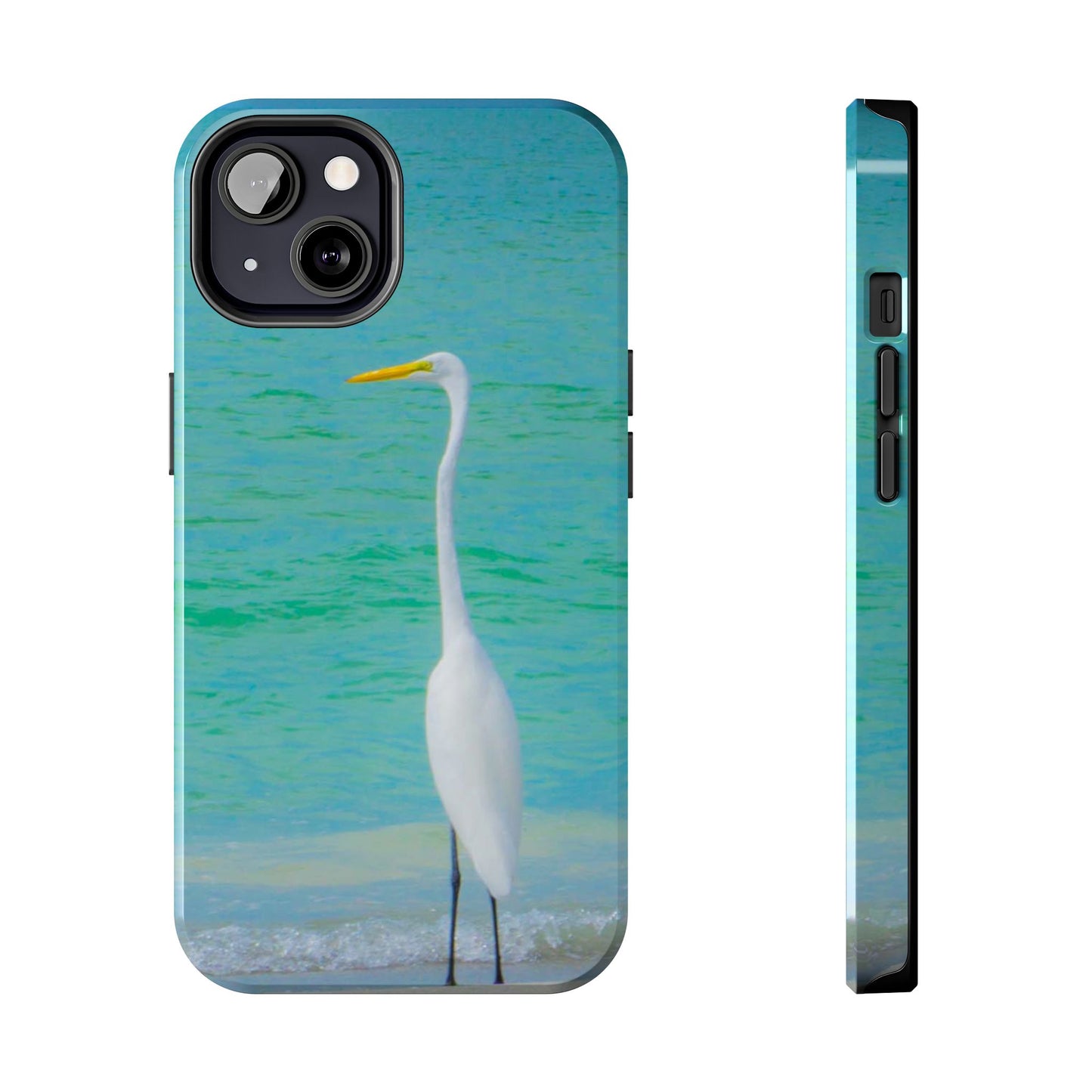 Snowbird Crane Tough Phone Cases| Case-Mate Snowbird Crane Tough|Great White Egret| Phone Cases | Case-Mate Polycarbonate and Rubber Phone Case|Nature|Electronic Accessories|Longboat Key