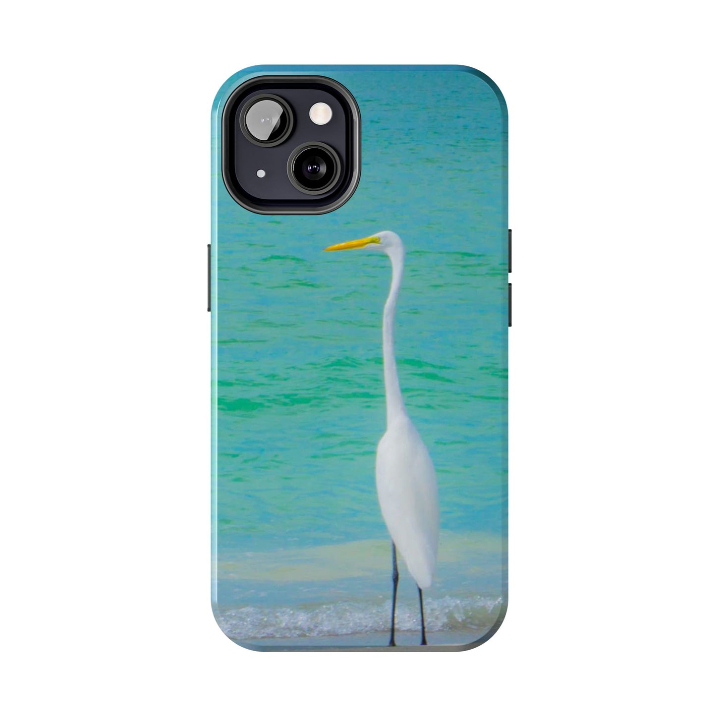 Snowbird Crane Tough Phone Cases| Case-Mate Snowbird Crane Tough|Great White Egret| Phone Cases | Case-Mate Polycarbonate and Rubber Phone Case|Nature|Electronic Accessories|Longboat Key