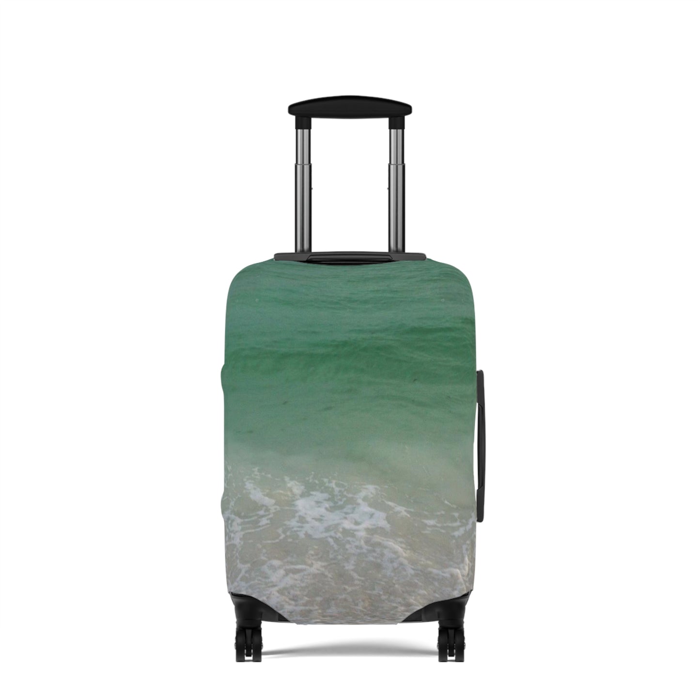 Emerald Bay Beach Luggage Cover |  Luggage Cover Elastic-spandex Luggage Protector | Travel in Style | Travel Accessory| Longboat Key|