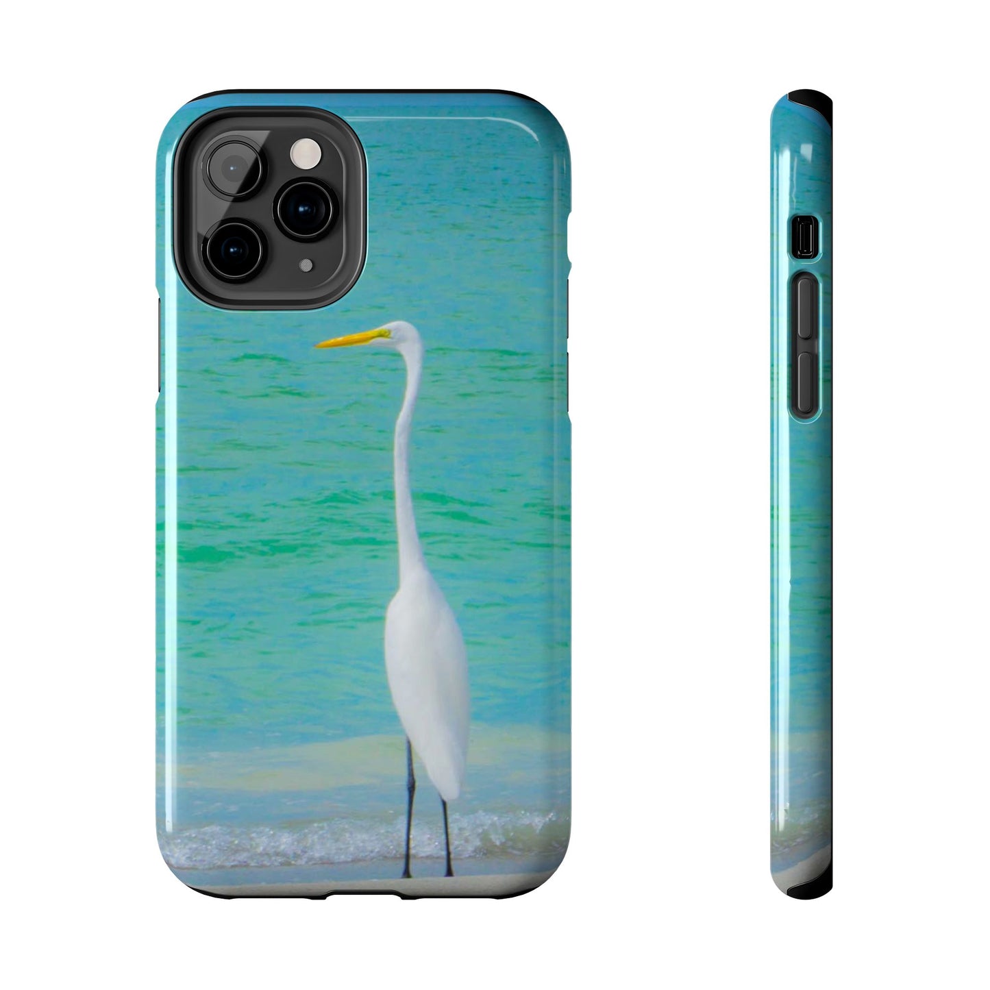 Snowbird Crane Tough Phone Cases| Case-Mate Snowbird Crane Tough|Great White Egret| Phone Cases | Case-Mate Polycarbonate and Rubber Phone Case|Nature|Electronic Accessories|Longboat Key