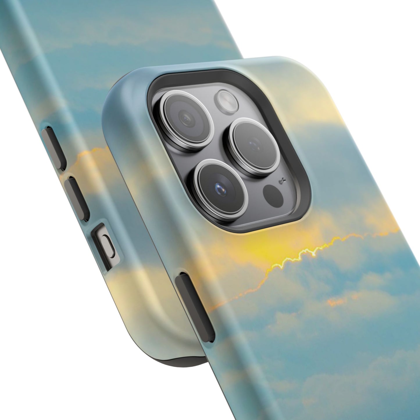 Baby Blues of Nantucket Sea Inspired MagSafe Tough Cases MagSafe Tough iPhone Cases|Durable and Flexible| Impact-resistant MagSafe|Electronic Accessories| Nantucket|Sunset