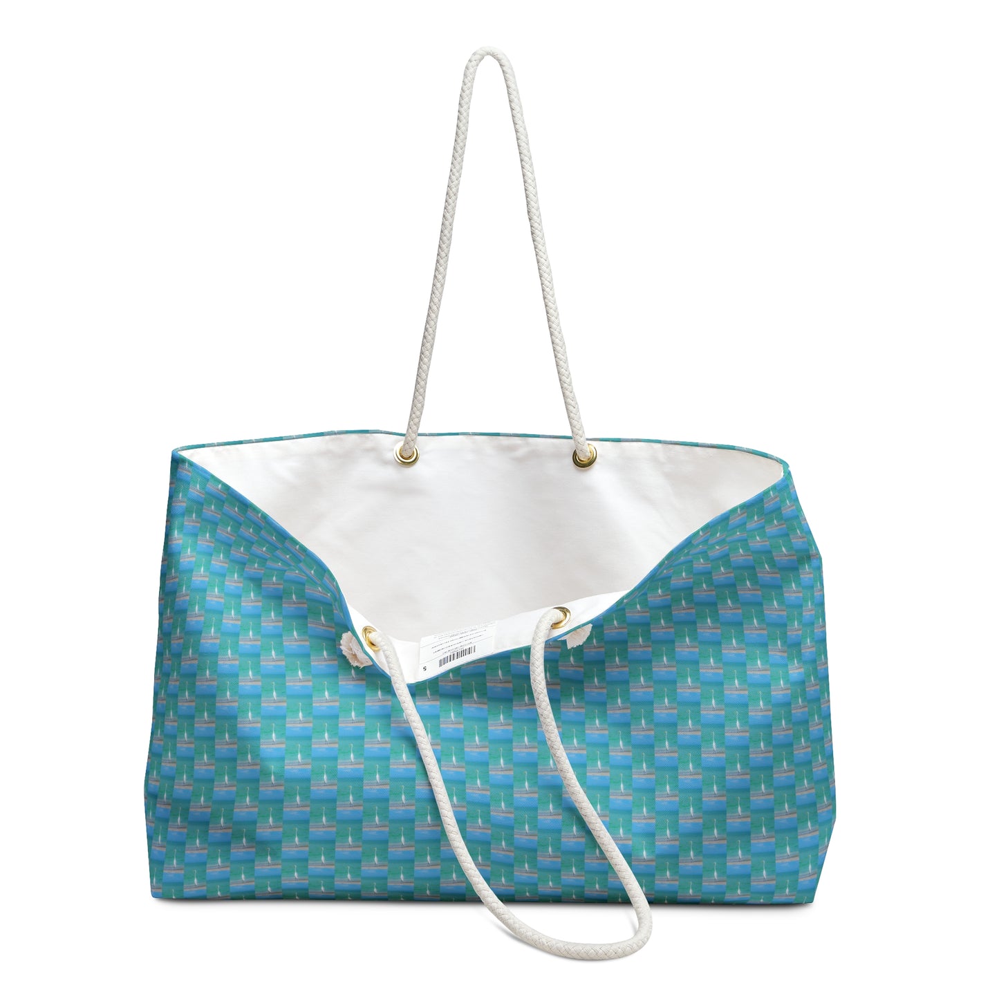 Large Weekender Bag | Snowbird Crane | Oversized Weekender Tote Bag | Durable Travel Bag | Wide-mouthed Tote Bag | Perfect Gift For Her