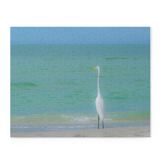 Great White Egret Puzzle Jigsaw Puzzle Bird Puzzle (120, 252, 500-Piece)