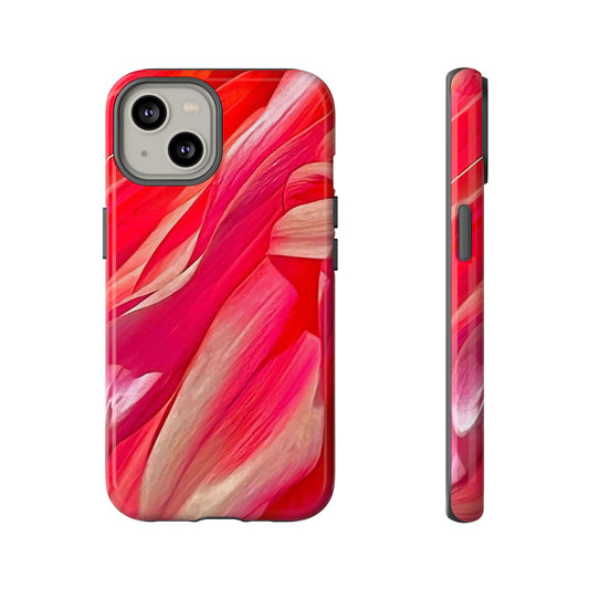 Ribbons of Color Floral Phone Case|Ribbons of Color for Apple iPhone| Samsung Galaxy| Google Pixel|Ruby|Electronic Accessories|Great for Fall|Nantucket