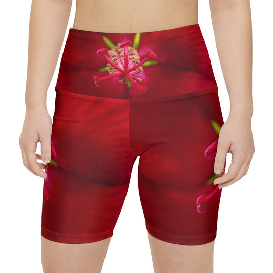 Orchid Ruby FloralWomen's Workout Shorts