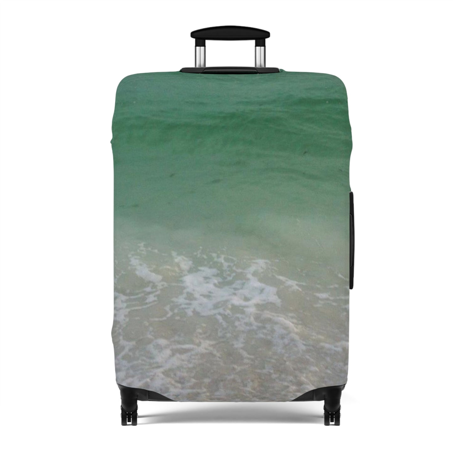 Emerald Bay Beach Luggage Cover |  Luggage Cover Elastic-spandex Luggage Protector | Travel in Style | Travel Accessory| Longboat Key|