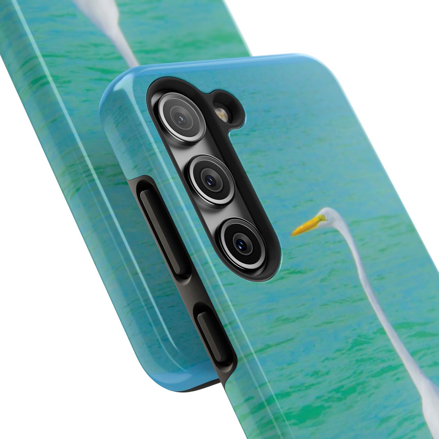 Snowbird Crane Tough Phone Cases| Case-Mate Snowbird Crane Tough|Great White Egret| Phone Cases | Case-Mate Polycarbonate and Rubber Phone Case|Nature|Electronic Accessories|Longboat Key