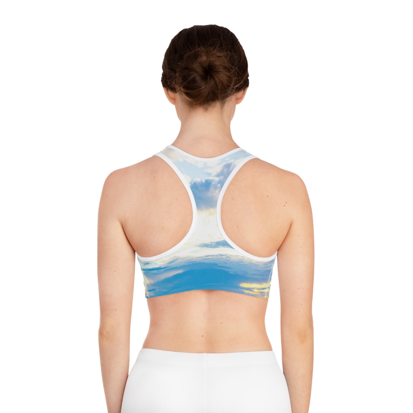 Blue Ocean Inspired Women's Sports Bra
