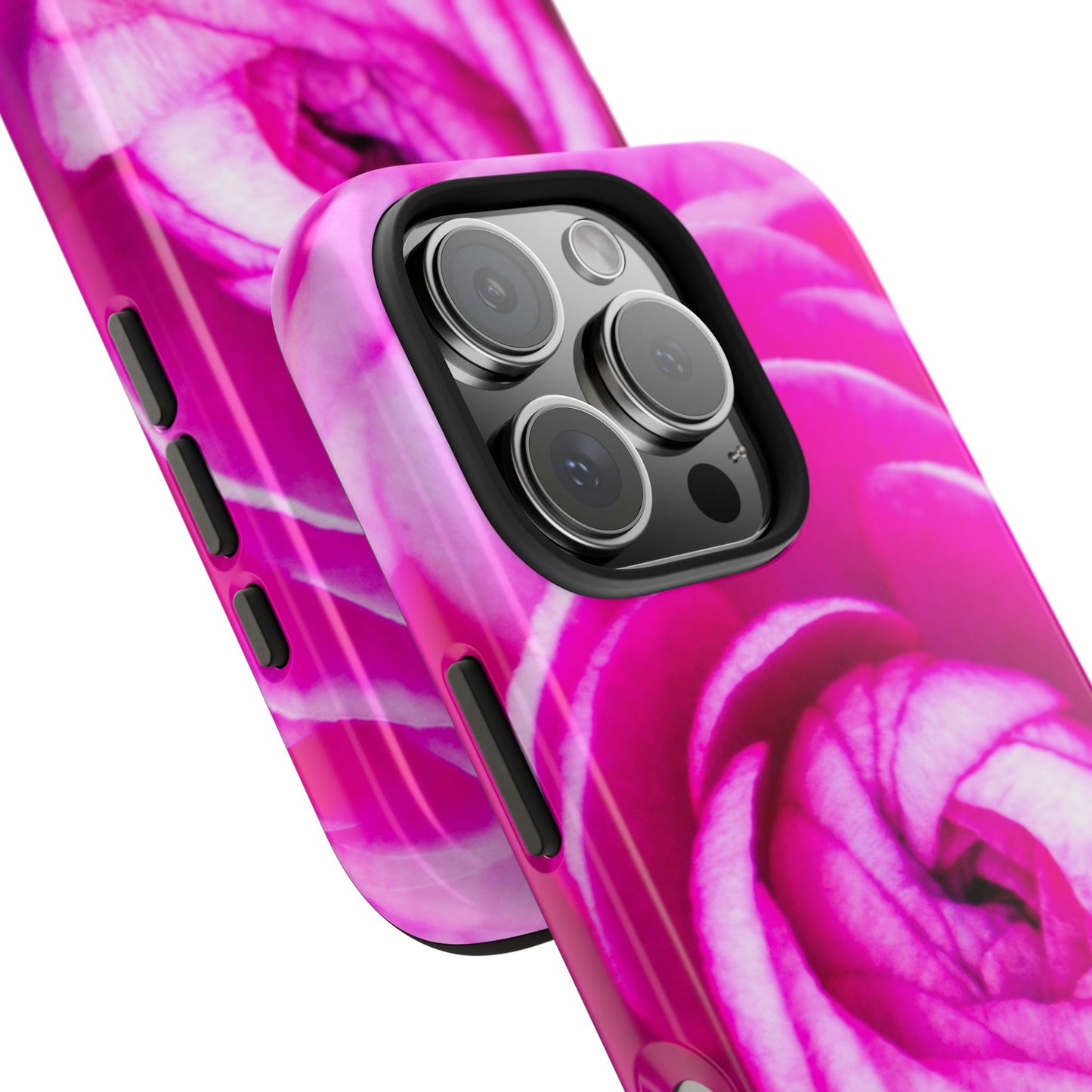 Pink Rose Tough iPhone|Samsung Phone Cases| Floral Case| Polycarbonate and Rubber Phone Case|  Custom Style Phone Case with Impact Resistance| Electronic Accessories