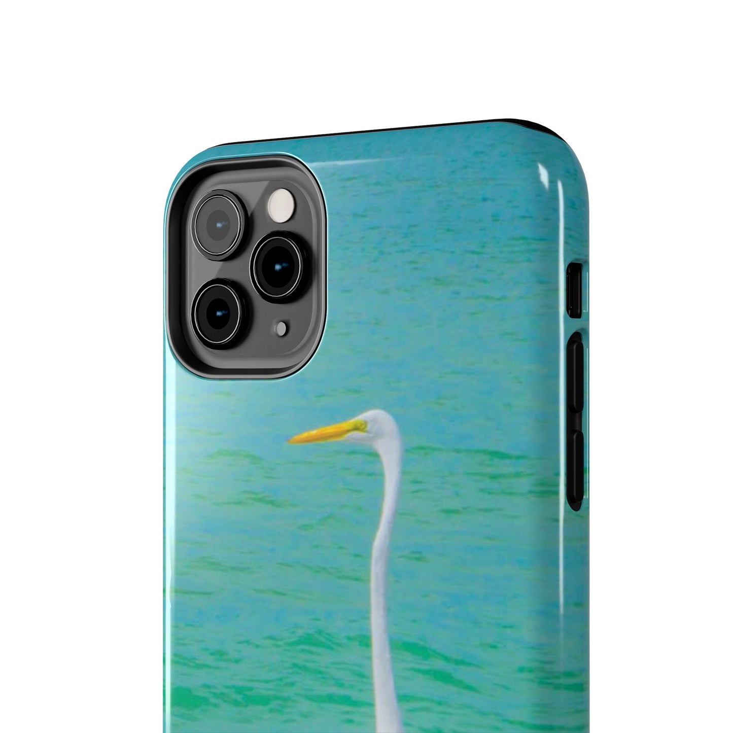 Snowbird Crane Tough Phone Cases| Case-Mate Snowbird Crane Tough|Great White Egret| Phone Cases | Case-Mate Polycarbonate and Rubber Phone Case|Nature|Electronic Accessories|Longboat Key