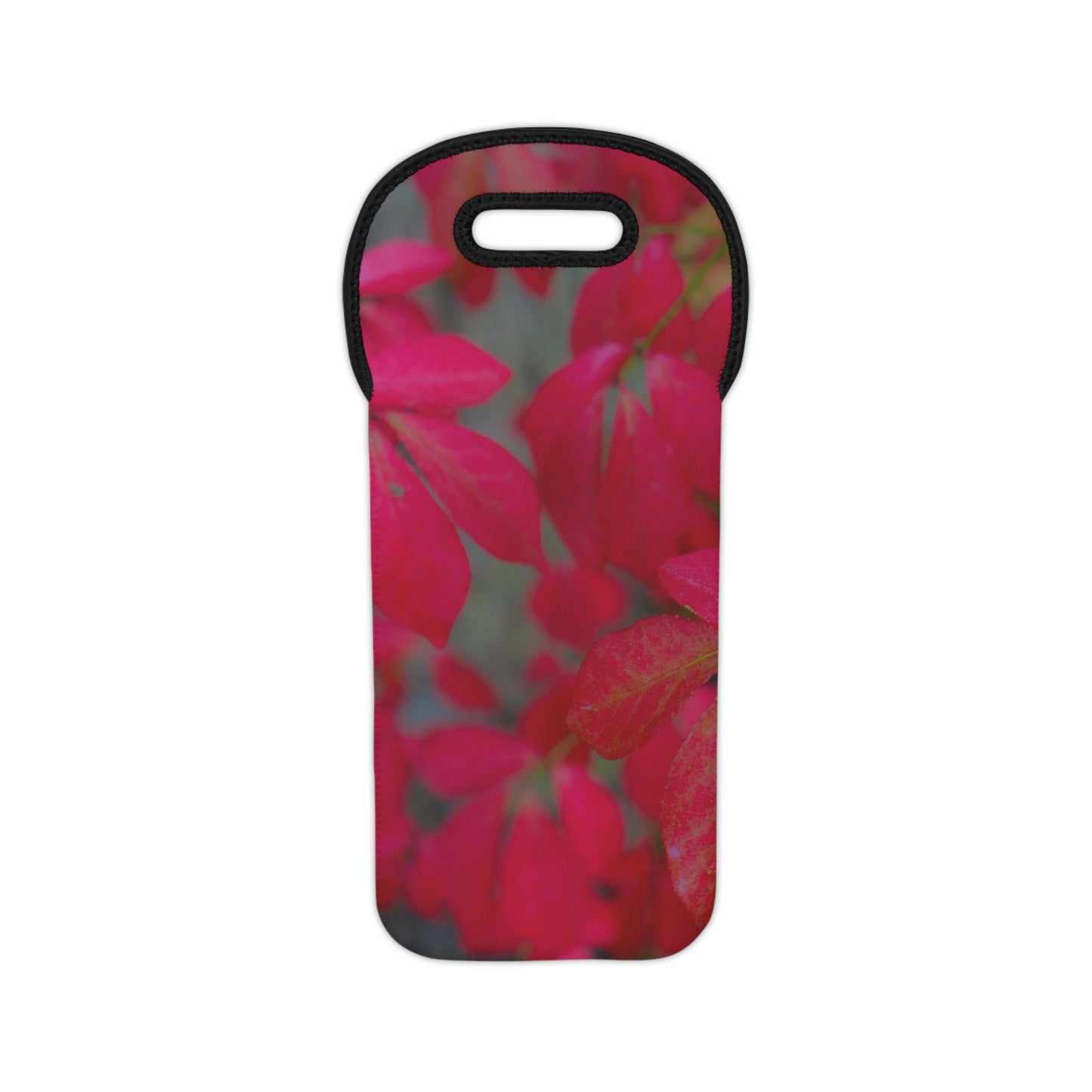 Beautifully Serene Wine Tote Bag Custom Wine Neoprene Wine Tote Bag Stylish Wine Cooler Bag