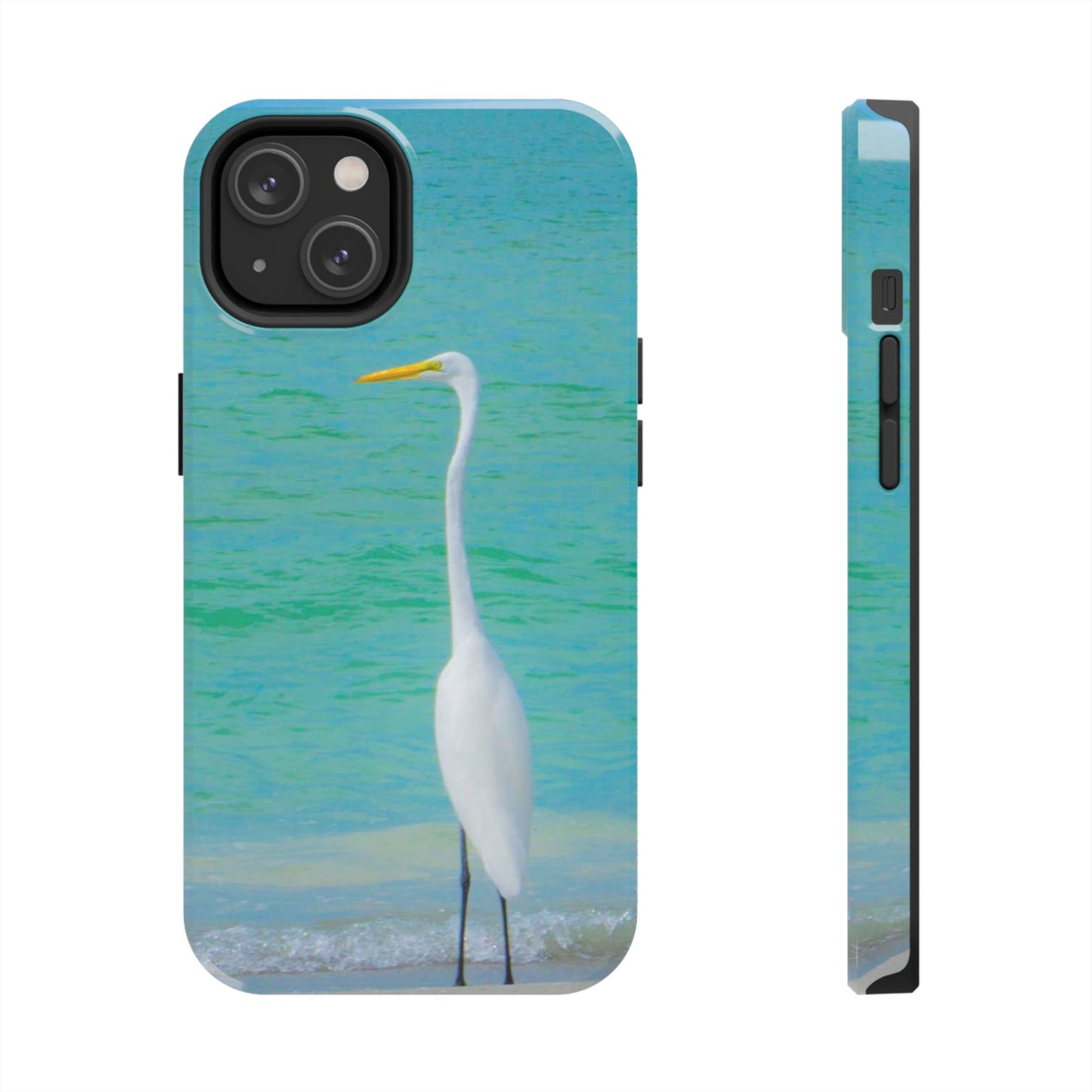 Snowbird Crane Tough Phone Cases| Case-Mate Snowbird Crane Tough|Great White Egret| Phone Cases | Case-Mate Polycarbonate and Rubber Phone Case|Nature|Electronic Accessories|Longboat Key