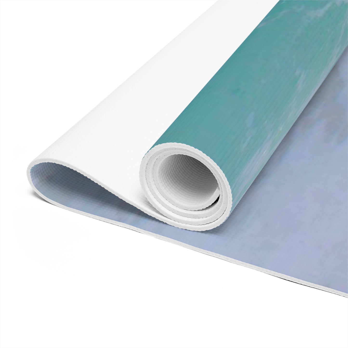 Paradise Blue Wave Ocean Design Yoga Mat