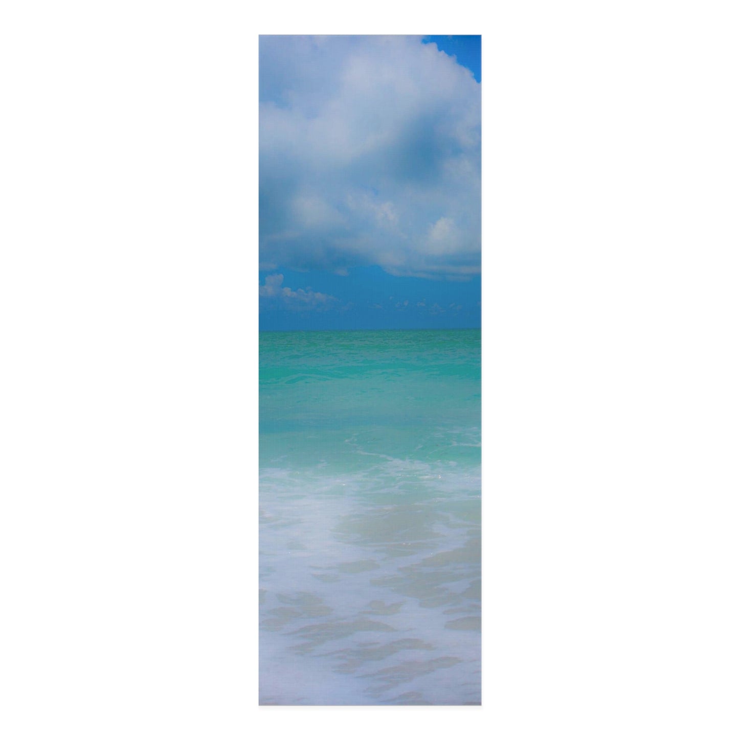 Paradise Blue Wave Ocean Design, Longboat Key FL, Fitness Mat, Pilates Mat, Exercise Mat, Workout Mat, Meditation Mat