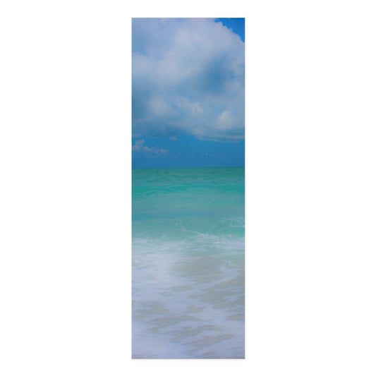 Paradise Blue Wave Ocean Design, Longboat Key FL, Fitness Mat, Pilates Mat, Exercise Mat, Workout Mat, Meditation Mat