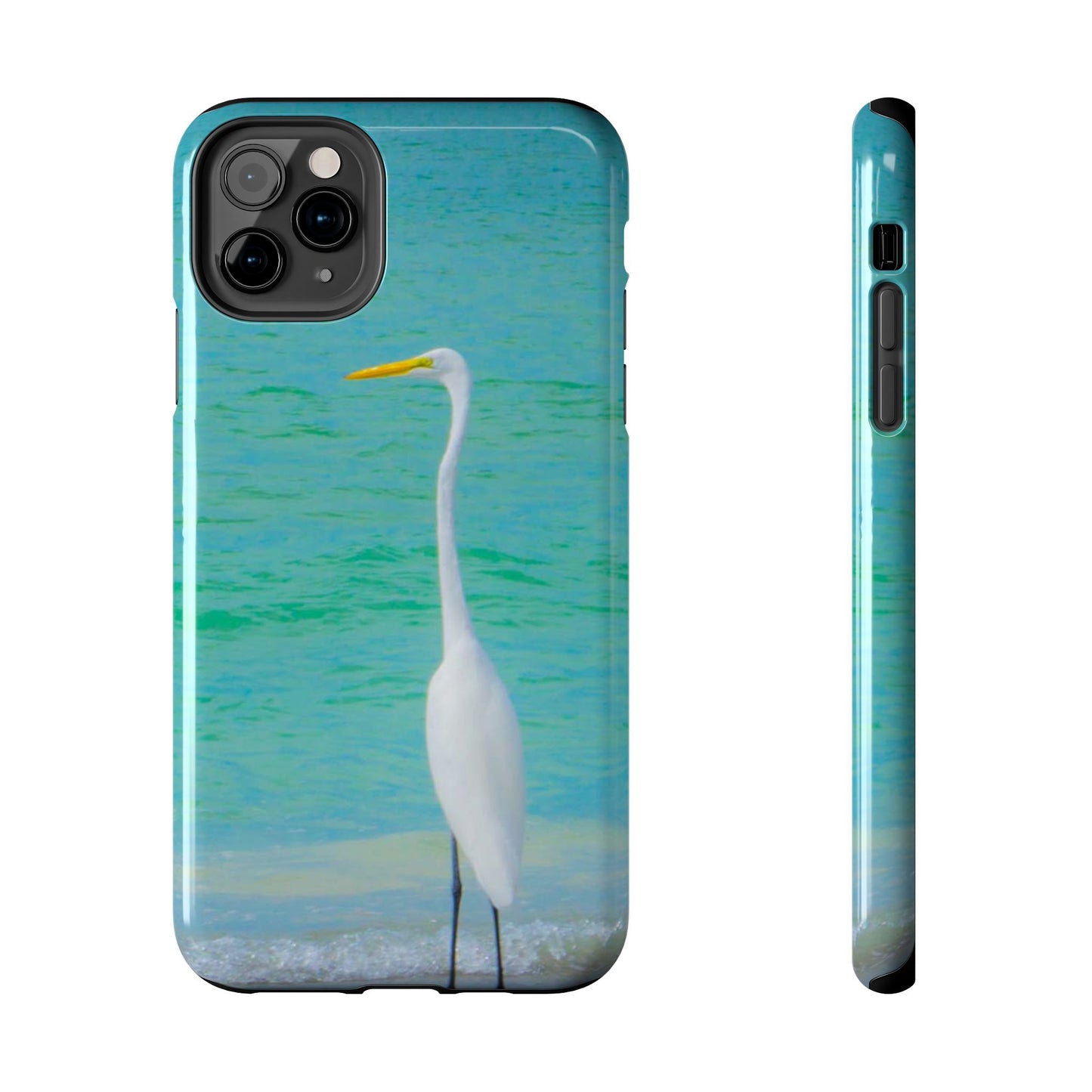 Snowbird Crane Tough Phone Cases| Case-Mate Snowbird Crane Tough|Great White Egret| Phone Cases | Case-Mate Polycarbonate and Rubber Phone Case|Nature|Electronic Accessories|Longboat Key
