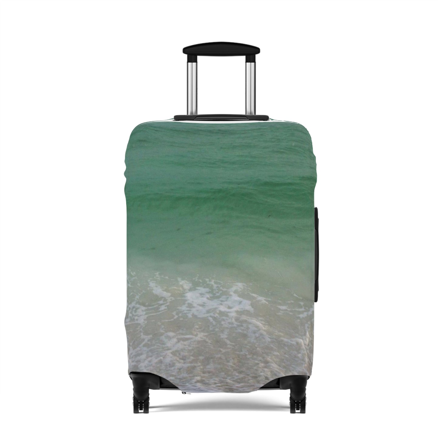 Emerald Bay Beach Luggage Cover |  Luggage Cover Elastic-spandex Luggage Protector | Travel in Style | Travel Accessory| Longboat Key|