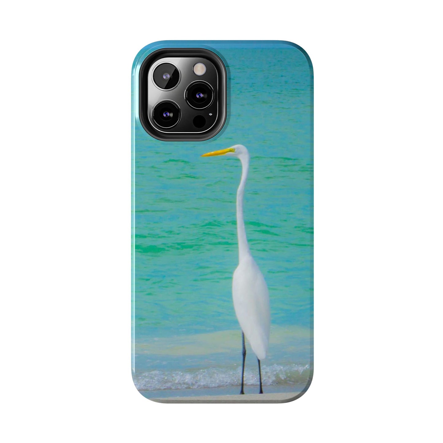 Snowbird Crane Tough Phone Cases| Case-Mate Snowbird Crane Tough|Great White Egret| Phone Cases | Case-Mate Polycarbonate and Rubber Phone Case|Nature|Electronic Accessories|Longboat Key