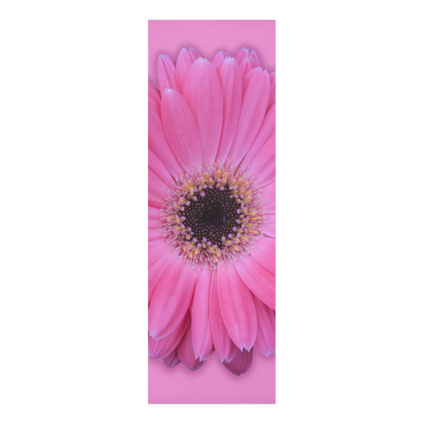 Pink Gerber Daisy Yoga Mat, Floral Exercise Mat, Meditation Mat, Foam Exercise, Workout Gear, Fitness Accessories, Pilates Mat